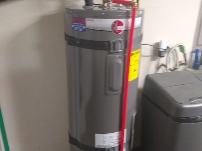 New Home Water Heater Installation