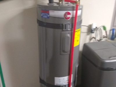 New Home Water Heater Installation